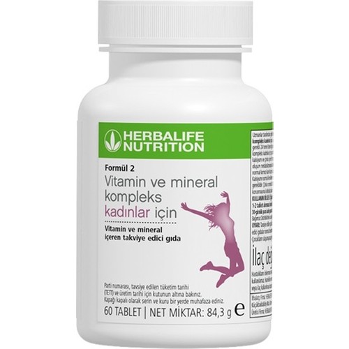 Herbalife ​​Vitamin ve Mineral Kompleks Kadınlar İçin