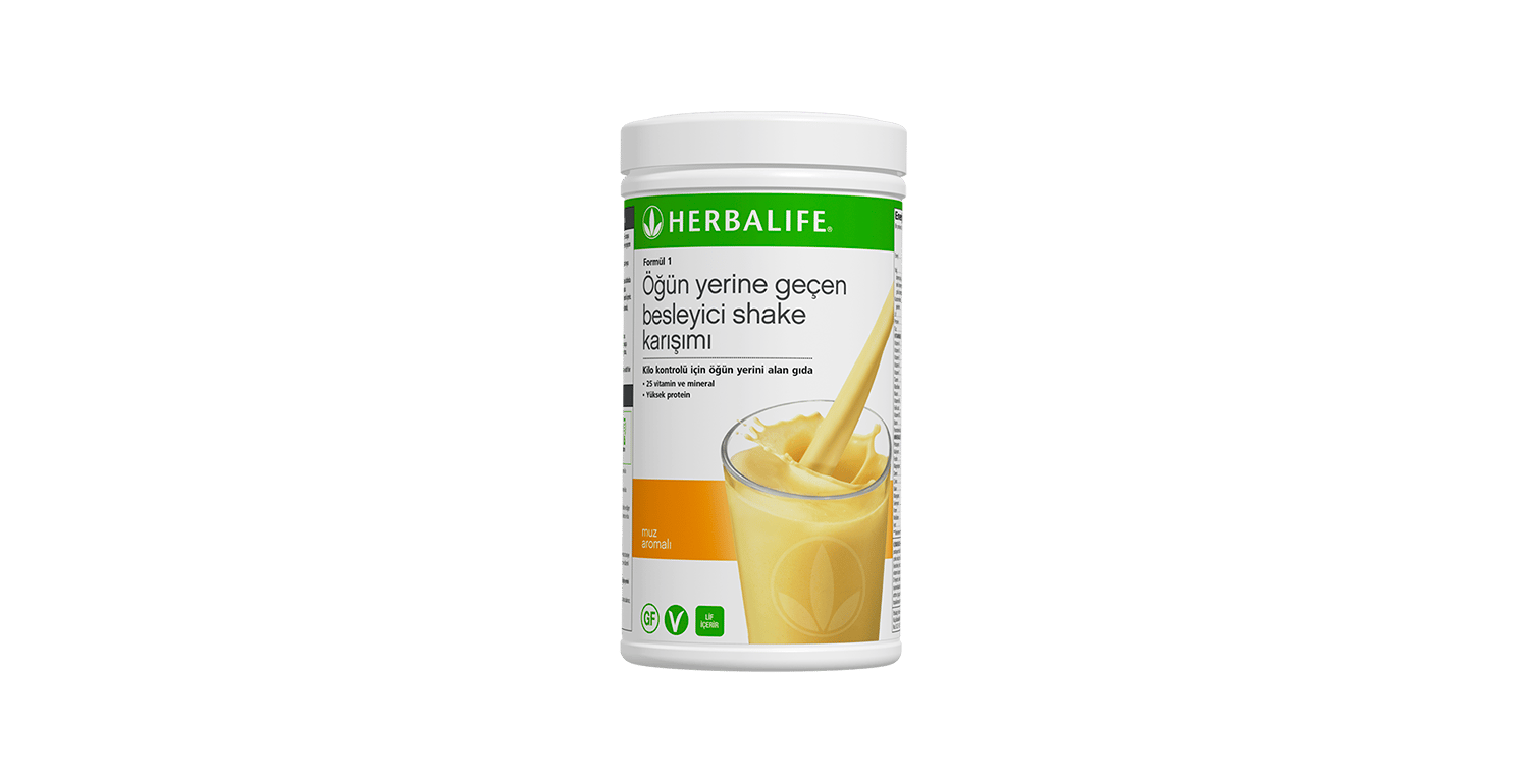 Herbalife ​​Formül 1 Öğün Yerine Geçen Besleyici Shake Karışımı​ MUZ aromalı